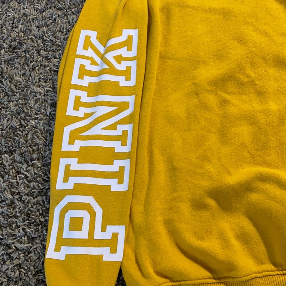 yellow crew neck